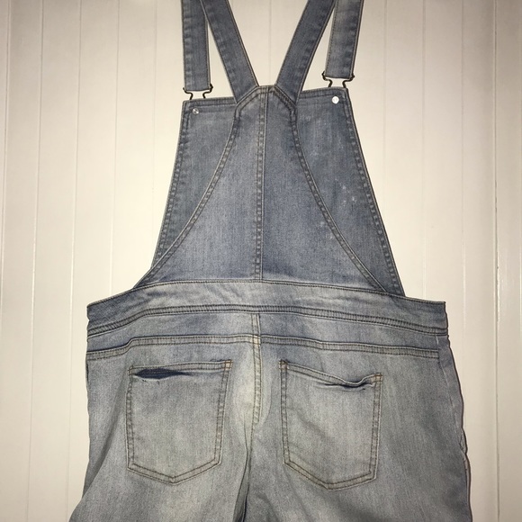 Denim Overalls shorts - Picture 3 of 7